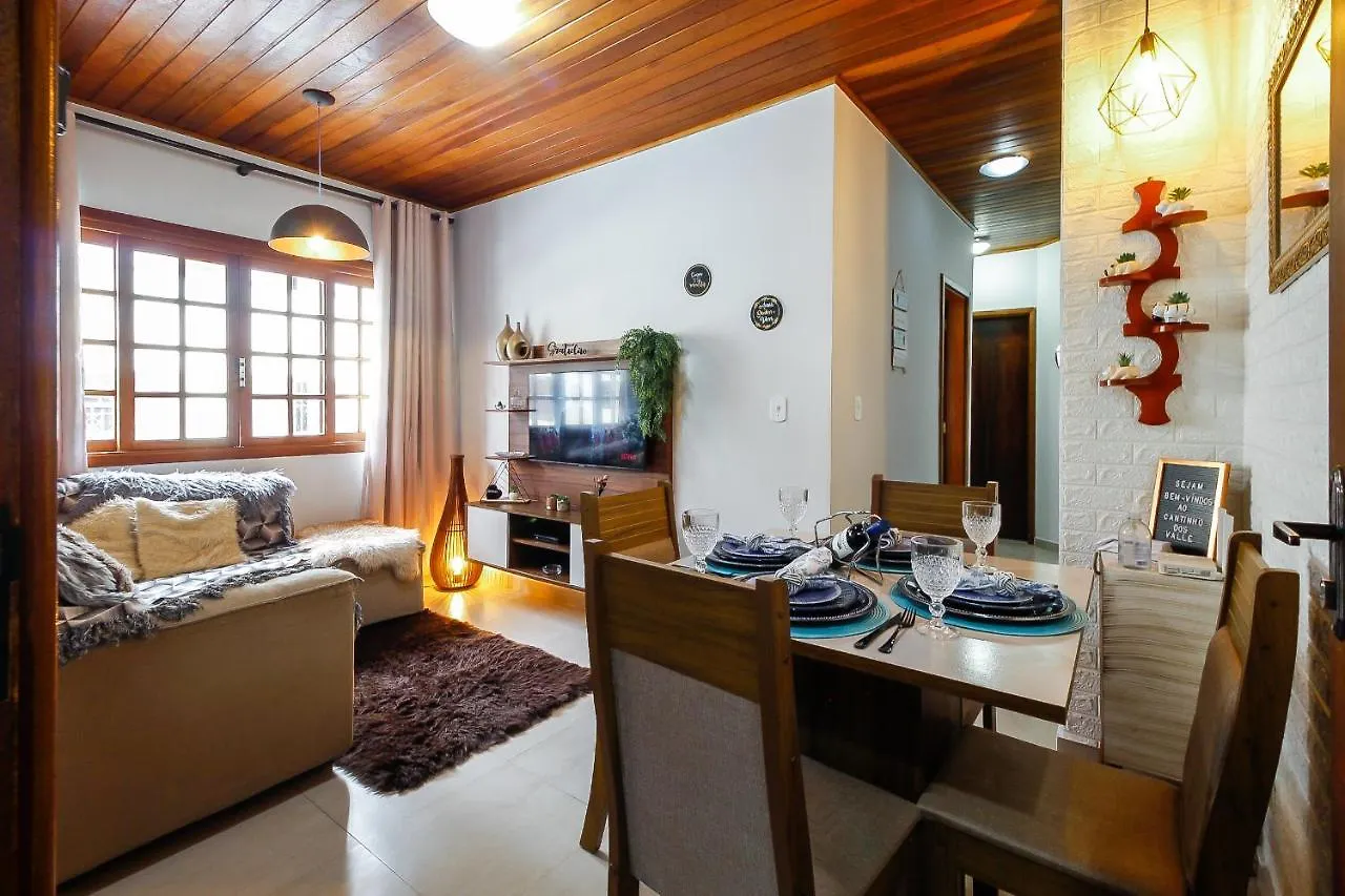 Ape Inteiro Com 2Qts, Estacionamento, Wi-Fi 450Mb, Cozinha Completa A 500M Do Parque Das Cerejeiras Campos do Jordao Apartment