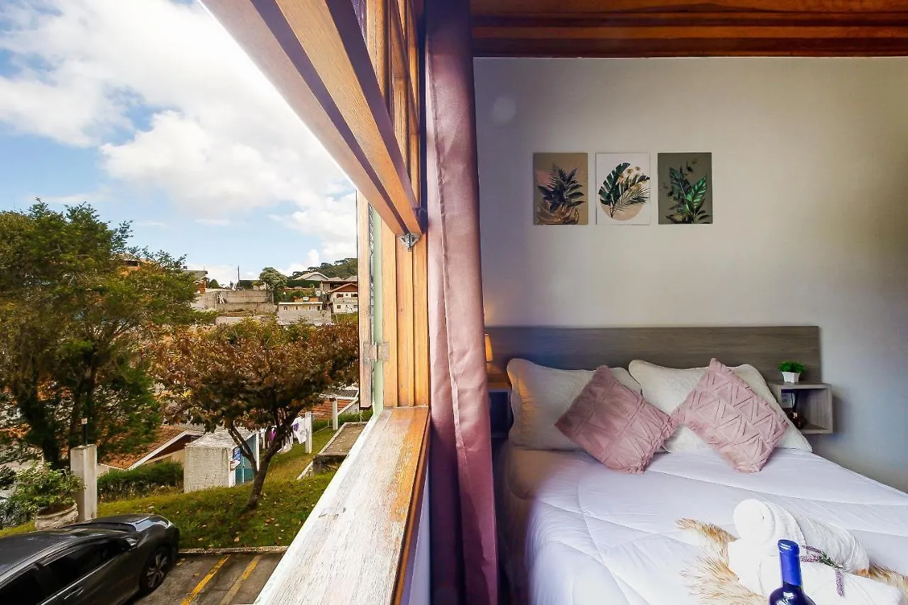 Apartment Ape Inteiro Com 2Qts, Estacionamento, Wi-Fi 450Mb, Cozinha Completa A 500M Do Parque Das Cerejeiras Campos do Jordao